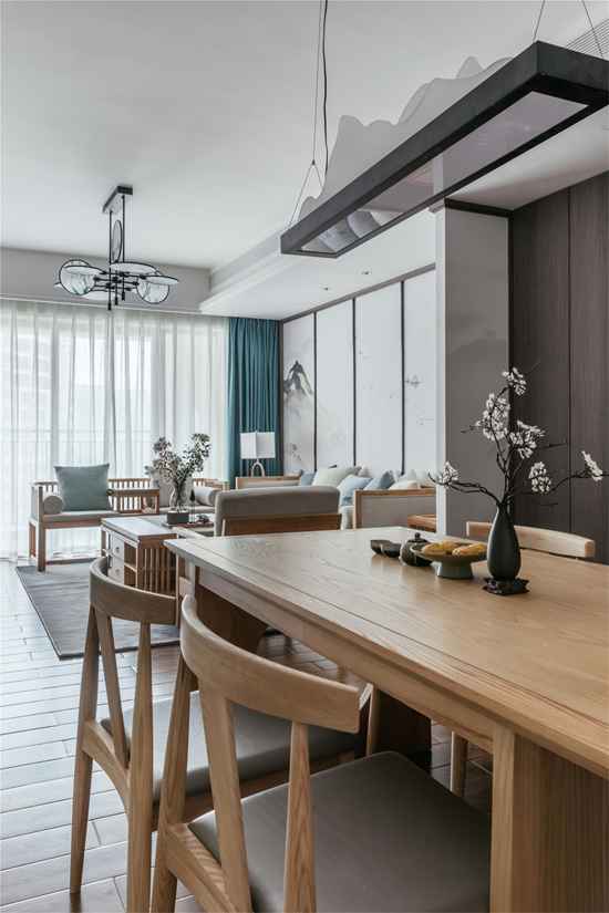 113m2兩居新中式，美到骨子里