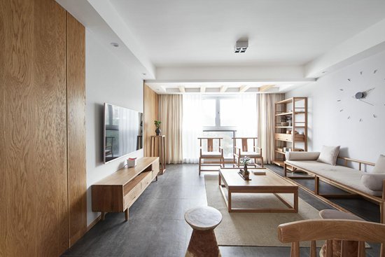 標(biāo)題一：130m2新中式風(fēng)格，東方禪意，不期而遇