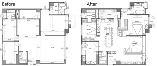 135m2現(xiàn)代風三室兩廳，簡約大方，驚艷眾人